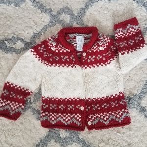 Gap knitted Christmas winter sweater jacket